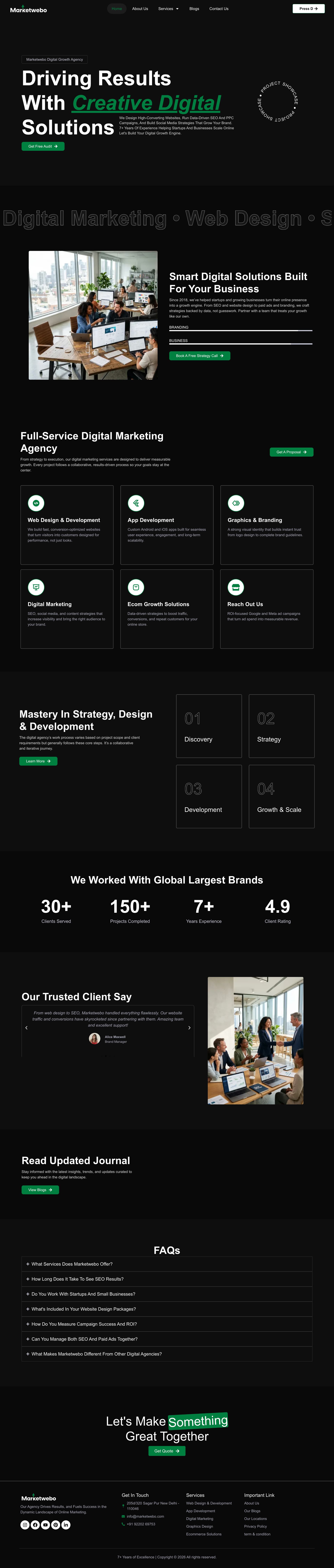 Marketwebo Digital Marketing website and App Development Company 08 17 full screen