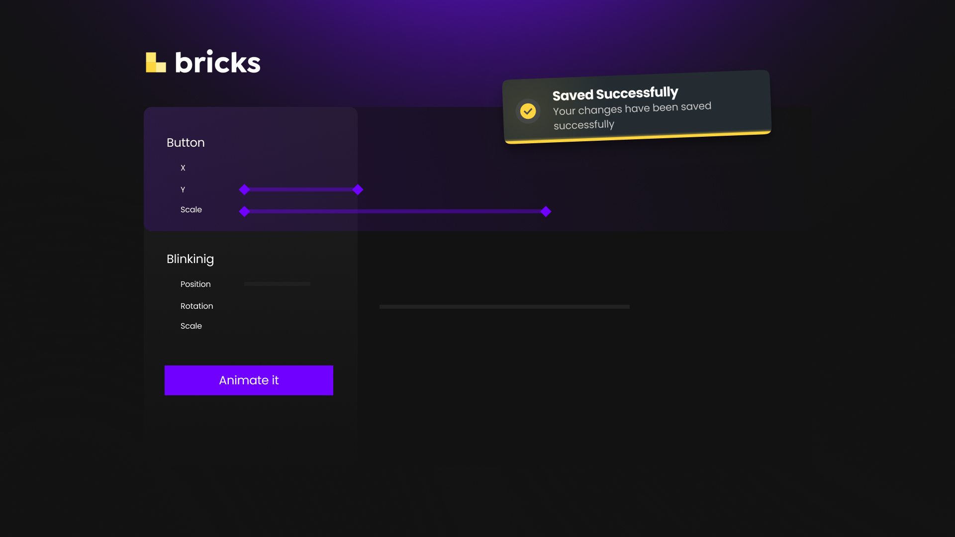 Usal animations bricks